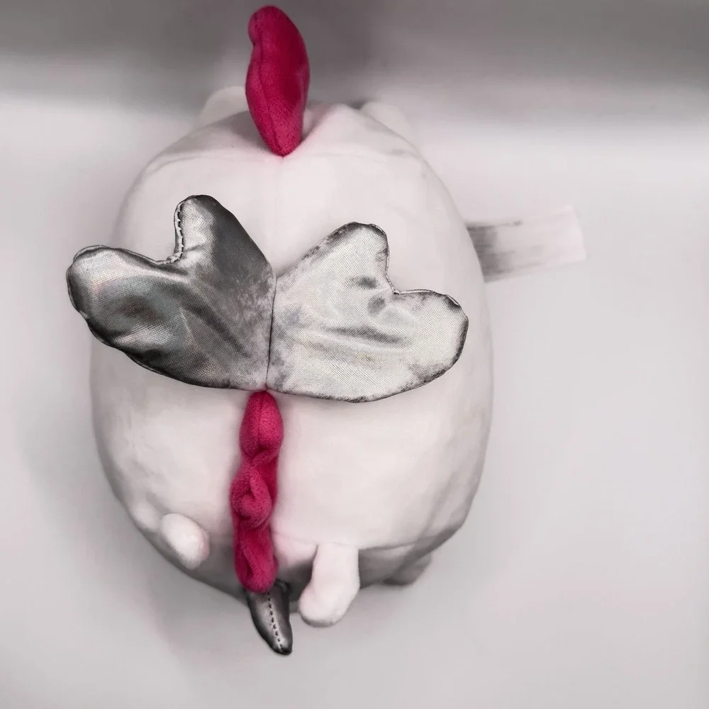 Animal Adventure White Unicorn Pegasus Stuffed‎ Animal 8 Inch